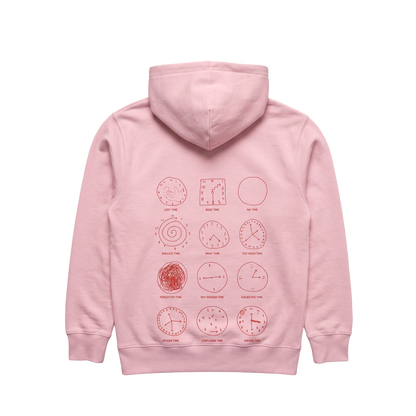 Travel Hoodie / Cloud Rose / Organic Cotton / Size L / Time