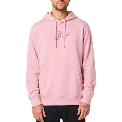 Travel Hoodie / Cloud Rose / Organic Cotton / Size L / Time