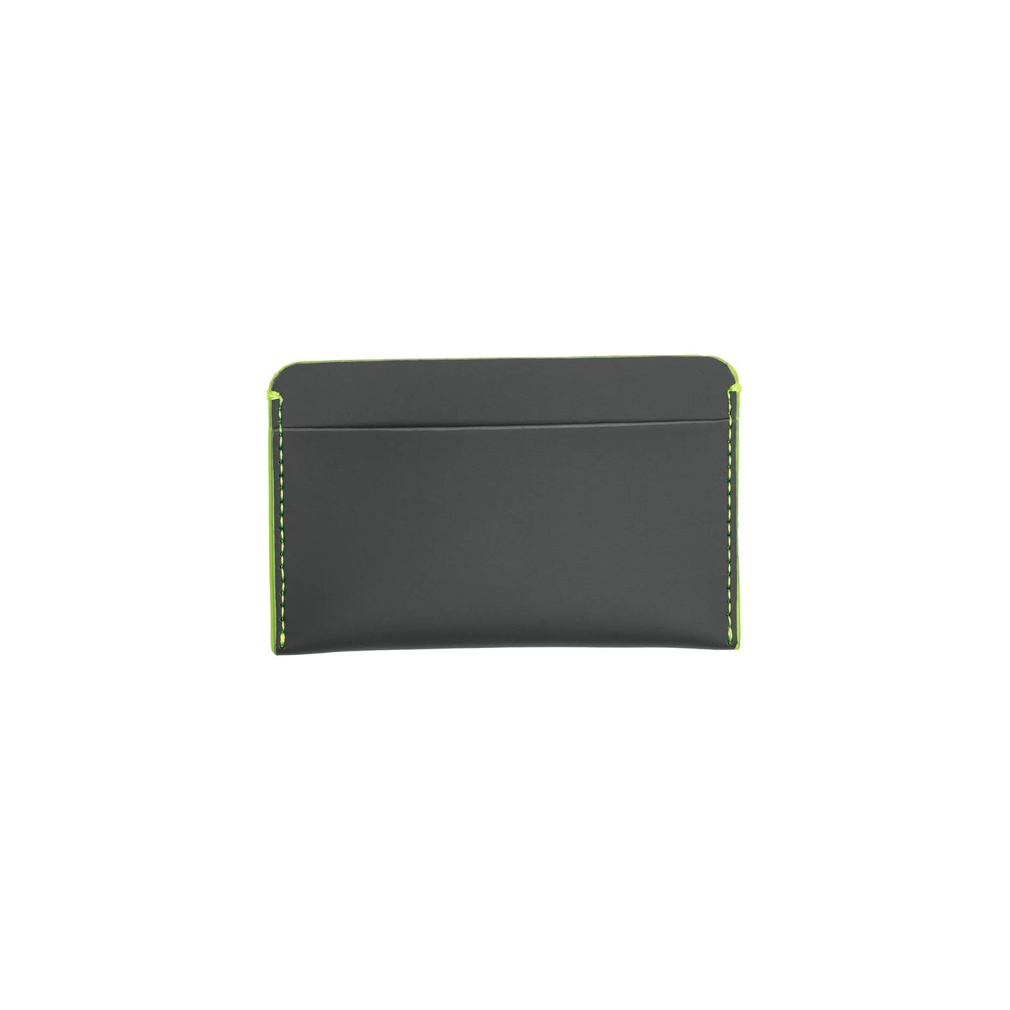 Cardholder Graphite Neon Green Rückseite - Horizn Studios