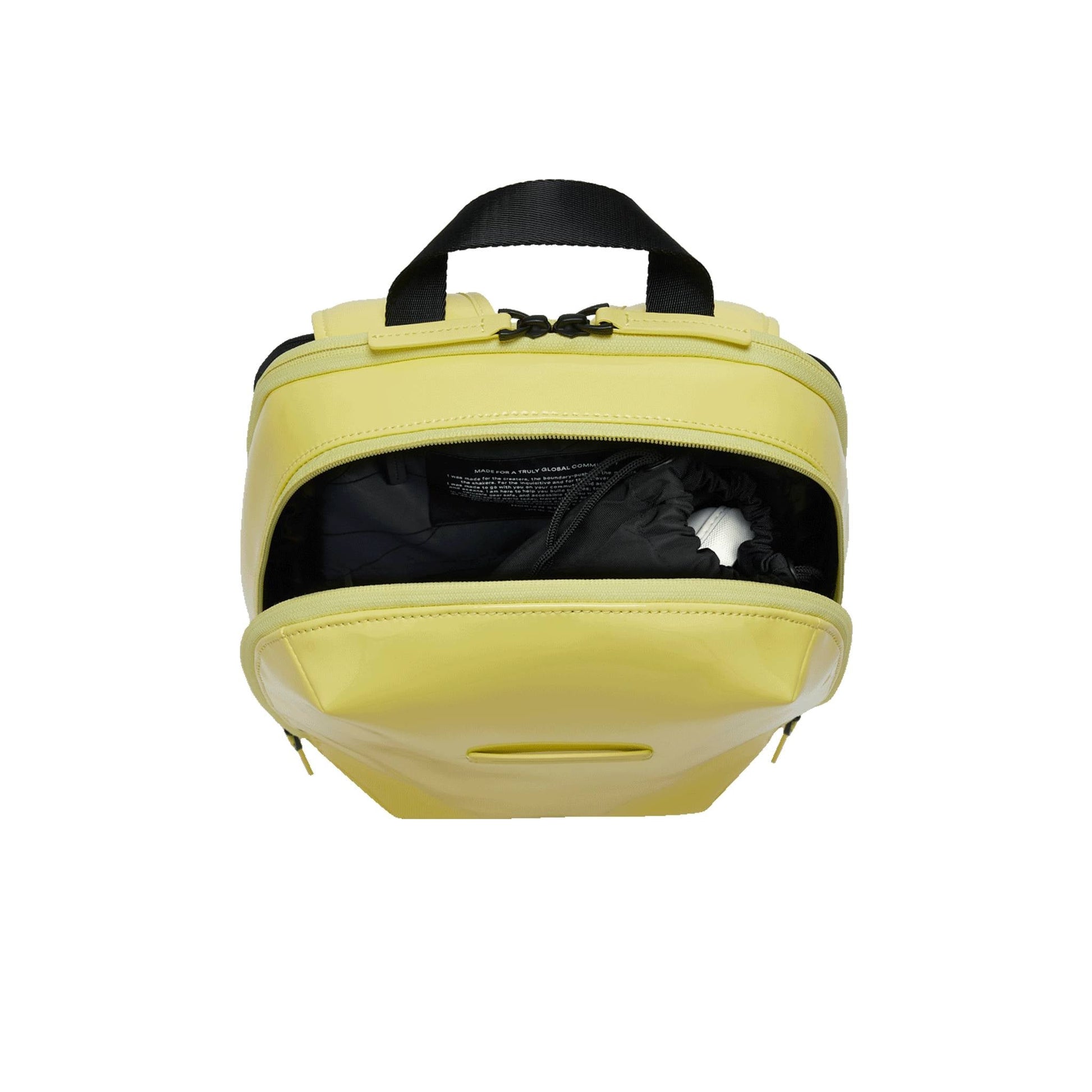 Gion Rucksack Glossy Lemon Detail Maincompartment Bed - Wasserabweisend Vegan Ergonomisch - Horizn Studios