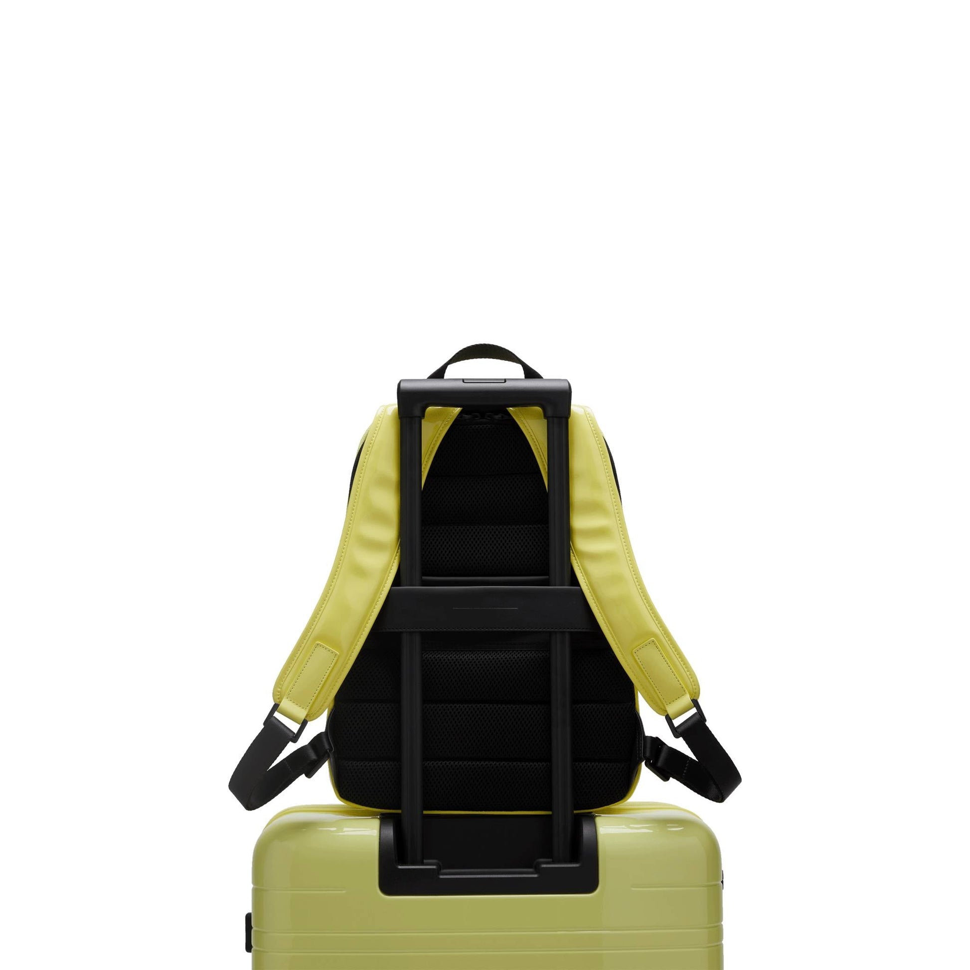 Gion Rucksack Glossy Lemon Rückseite Ebc - Wasserabweisend Vegan Ergonomisch - Horizn Studios