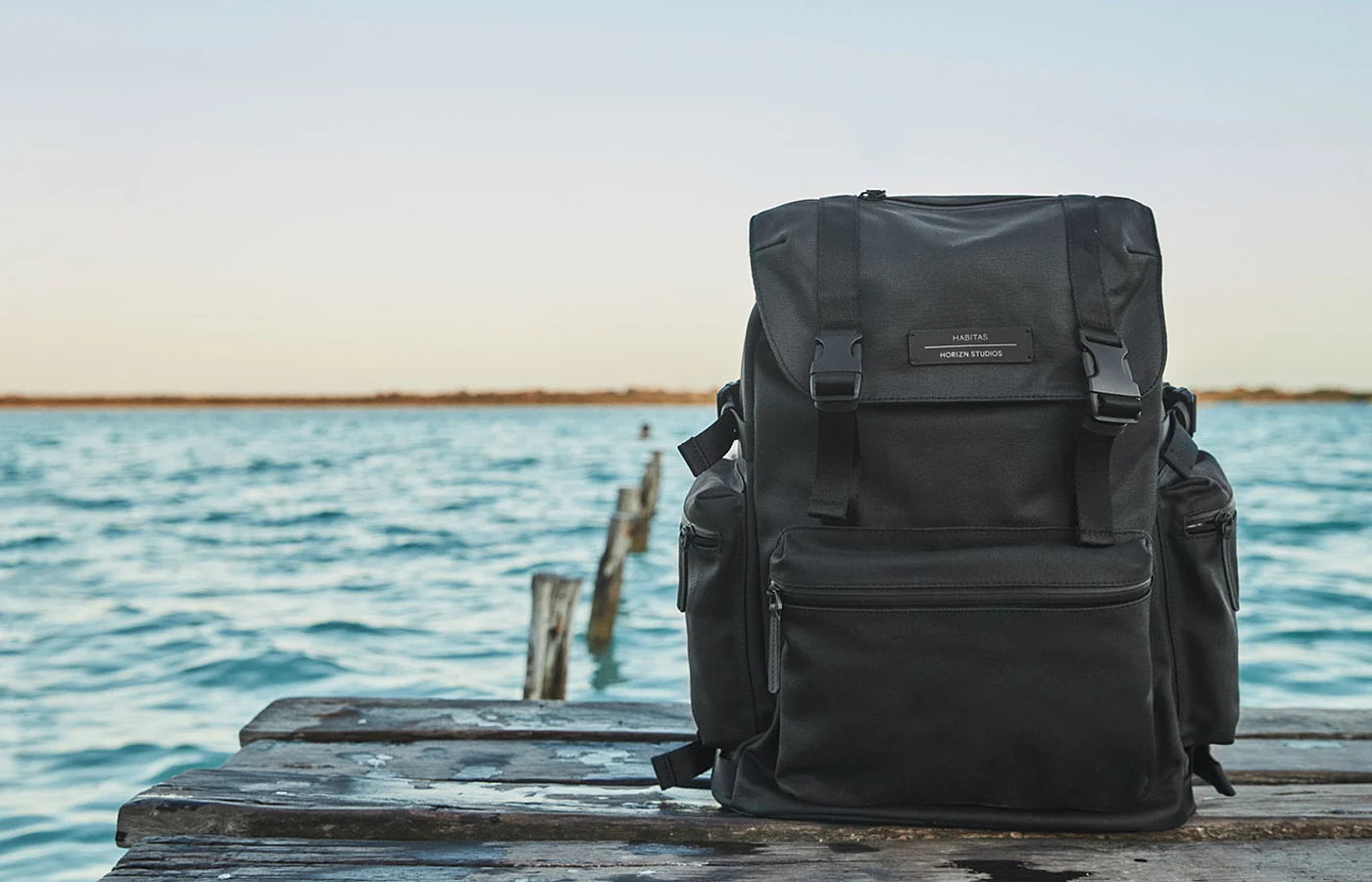 Habitas Rucksack - Wasserabweisend Vegan Ergonomisch - Horizn Studios