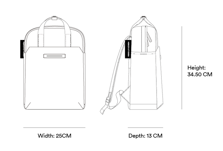 Info Graphics Shibuya Totepack - Horizn Studios