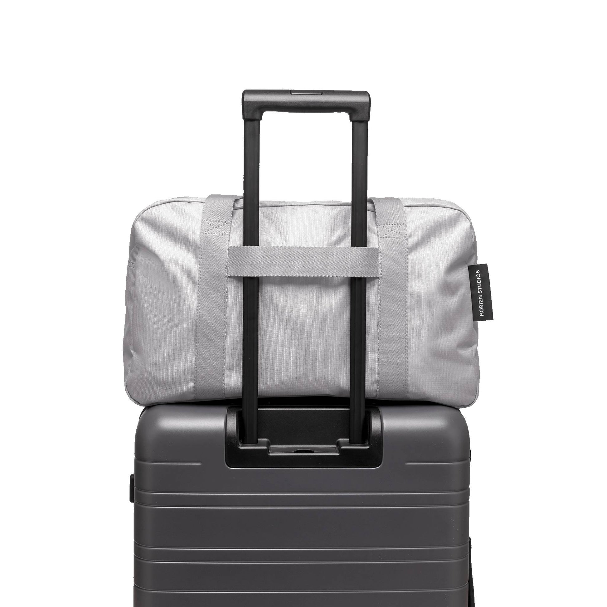 Shibuya Weekender Light Quartz Grau Trolley Rückseite Bfabfa - Horizn Studios
